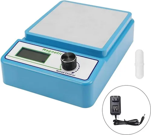 Vista 7 de Magnetic Stirrer, Small 12W Lab 0-2400 RPM Digital Display Magnetic Mixer, 3000Ml Stirring Volume, Suitable for Laboratory, Chemistry Experiment