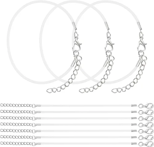 Vista 13 de MECCANIXITY 10 cordones de pulsera verde militar, pulsera de amistad ajustable de 9 pulgadas, cordón de poliéster encerado de 0.059 in con cierre