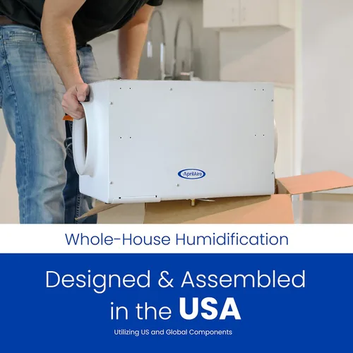 Vista 4 de AprilAire 300 Humidificador para toda la casa autocontenido con ventilador, para hogares con sistemas de ventilación con aire forzado por conductos