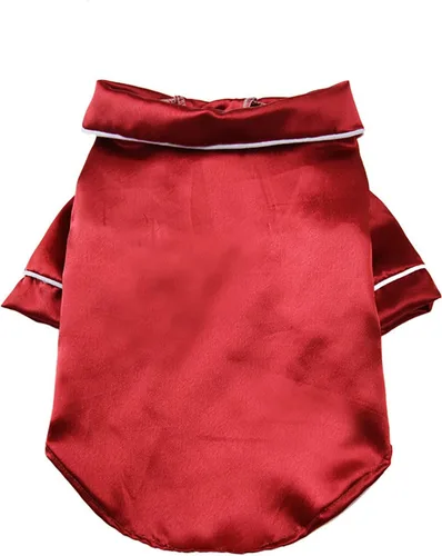 Vista 7 de Dog Pajamas Soft Silk Shirts Loungewear Puppy Pajamas Pet Clothes Comfortable Breathable French Bulldog Yorkie Shih Tzu Pjs Outfit