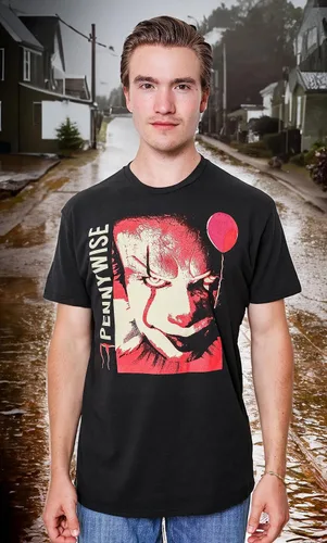 Vista 5 de IT Pennywise Face - Camiseta para hombre