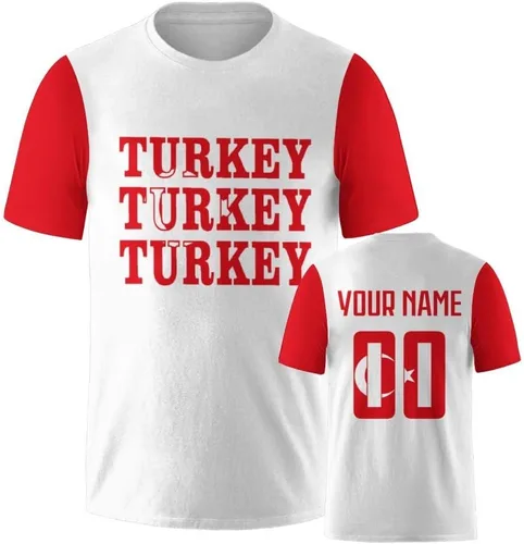 Vista 40 de Camisetas de fútbol nacionales personalizadas 2024 con diseño de fuentes, ropa personalizada con tus números de nombre para hombres, mujeres