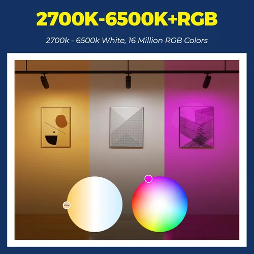 Vista 10 de Lightinginside Bombillas inteligentes GU10 50W, ángulo de haz de 38° RGBCW