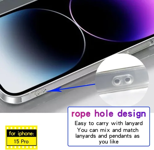 Vista 7 de Funda de espejo para iPhone 15 Pro para mujer, funda de acrílico con espejo que se puede utilizar para maquillaje al aire libre para niñas que aman