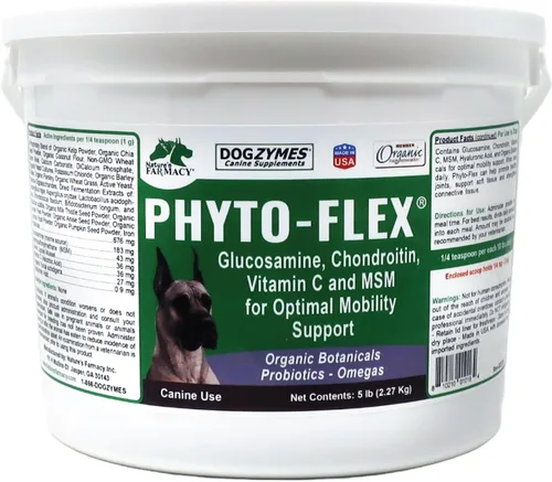 Vista 12 de Dogzymes Phyto Flex - Glucosamina, condroitina, MSM y ácido hialurónico... (8 onzas)