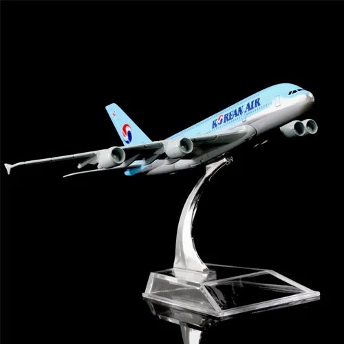 Vista 6 de 24-Hours Korean Air A380 modelo avión modelo modelo avión modelos regalo de cumpleaños