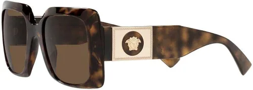 Vista 2 de Versace Gafas de sol Mujer Havana Frame, lentes marrón oscuro, 54MM