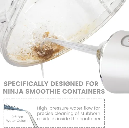 Vista 2 de Limpiador de alta presión para máquina Ninja Slushie FS301 y FS300-80-120PSI, elimina jugo y residuos de jarabe - Accesorios para máquina