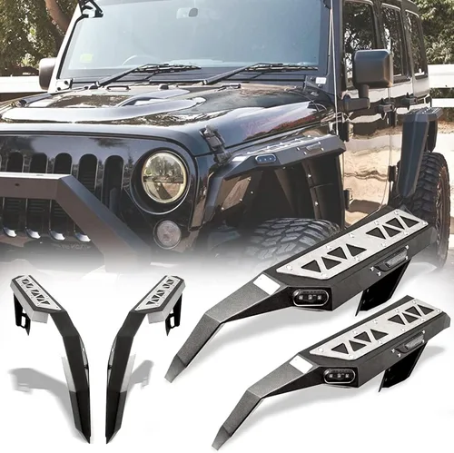 Vista 10 de Guardabarros para Jeep Wrangler JL Unlimited 4WD 2WD 2018-2026