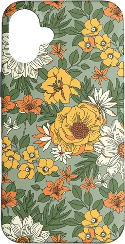 Vista 23 de Yellow Wildflower Summer Flowers Botanical Graphic Floral Case for iPhone 16