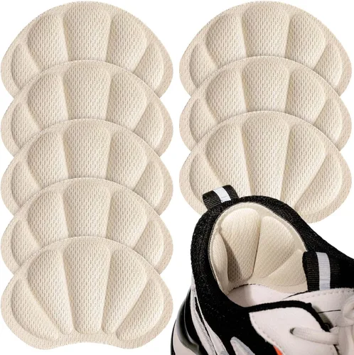 Vista 9 de Insertos para Talón de Zapatos, 16 Piezas de Almohadillas de Cojín para Talón de Malla Autoadhesivas para la Parte Posterior del Talón, Insertos