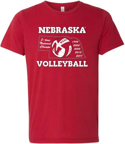 Vista 5 de CornBorn Elige tu diseño: camisetas prémium de voleibol de Nebraska para mujer