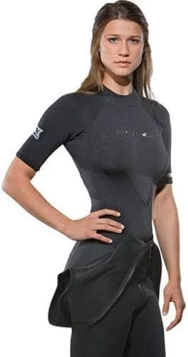 Vista 6 de NeoSport Wetsuits - Camiseta de manga corta para mujer
