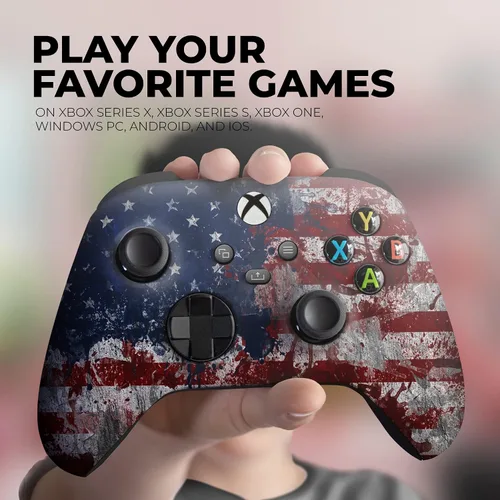 Vista 4 de Original X-box Wireless Controller Special Edition Customized by DreamController Compatible with X-box One SX-box Series XS & Windows 10 Made with