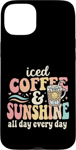 Vista 9 de Iced Coffee and Sunshine Funny Summer Case for iPhone 17