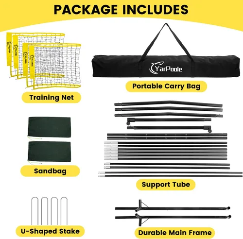 Vista 7 de Volleyball Training Net Equipment