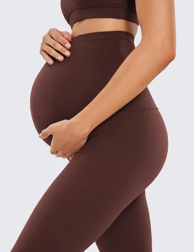 Vista 5 de CRZ YOGA Butterluxe - Leggings de maternidad para mujer, sobre el vientre, 25 pulgadas, pantalones suaves para entrenamiento, yoga, embarazo