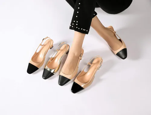 Vista 6 de Zamikoo Zapatos de tacón bajo para mujer con correa ajustable, tacones cuadrados de gatito, cómodas sandalias de tacón bajo de 2 pulgadas, zapatos