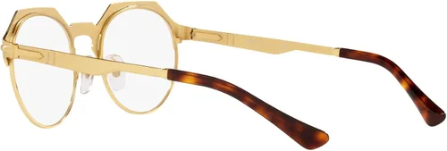 Vista 5 de Persol PO2488V - Marcos redondos para gafas graduadas Lente negrodoradoDemo