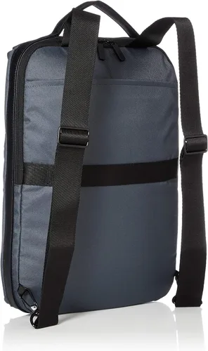 Vista 2 de Moleskine() Bolsa de negocios ET9NBDBV15 para hombre, almacenamiento para laptop de 15 pulgadas, mochila, repelente al agua, Gris (Dk Grey)