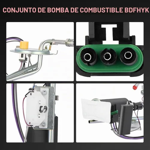 Vista 2 de BDFHYK Conjunto de módulo de bomba de combustible eléctrica compatible con Chevrolet Blazer 1995 4.3L V6, compatible con GMC Jimmy 1995 4.3L V6