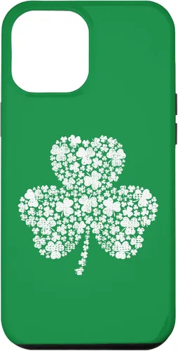 Vista 26 de Funda verde vintage con trébol relleno de trébol para iPhone 16