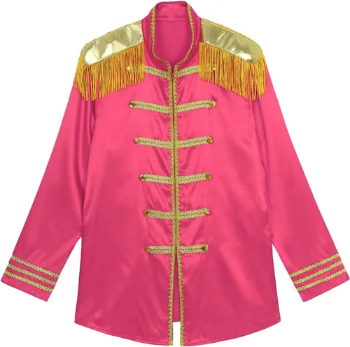 Vista 5 de Chaqueta de pimienta SGT para hombre y adulto, estrella de la música hippie de los años 60, Halloween, Navidad, SGT