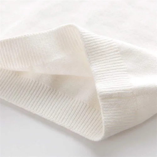 Vista 6 de Suéter de punto con cuello redondo para niñas y bebés, ropa de invierno