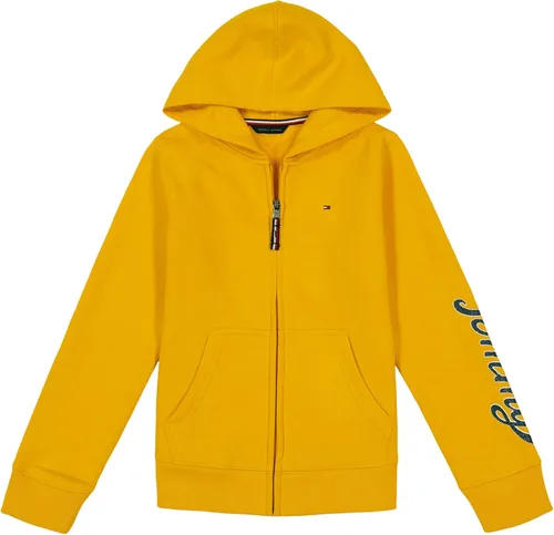 Vista 7 de Tommy Hilfiger Girls' Legacy Full-Zip Hoodie Sweatshirt Avena Brezo Juntos