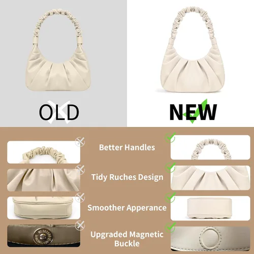 Vista 7 de PS PETITE SIMONE Mini monedero pequeño de hombro para mujer, bolsos de mano Sofii bolso de mano monedero de moda para mujer