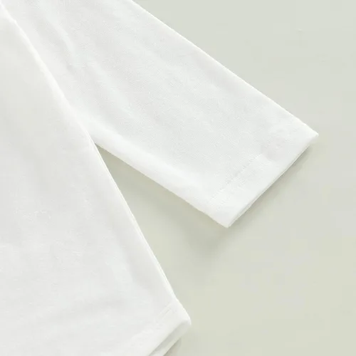 Vista 13 de Conjunto de ropa de bebé occidental para niñas, con estampado de vaca, pantalón y diadema