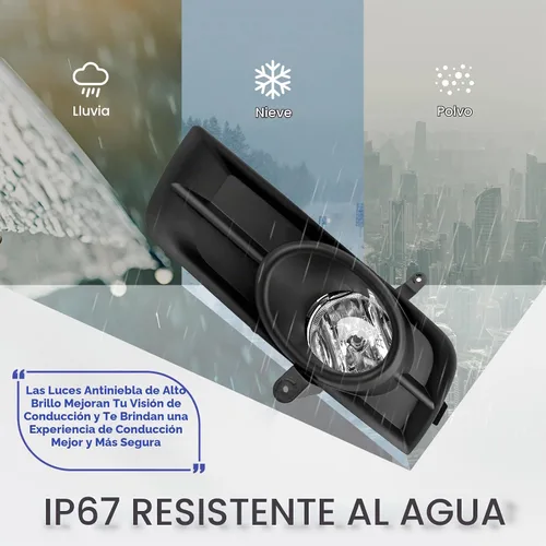 Vista 4 de Cruze - Luz antiniebla 2011 2012-2014 – RP notable potencia, parachoques de conducción antiniebla para 2011 2012 2013 2014 lente transparente cromo