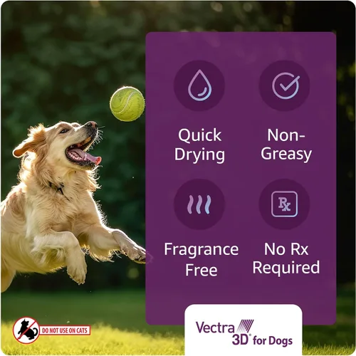 Vista 5 de Vectra 3D Prevención de pulgas y garrapatas para perros medianos 21-55