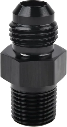 Vista 58 de EVIL ENERGY Adaptador de ajuste de 6AN a 3/8" NPT macho de 90 grados, aluminio