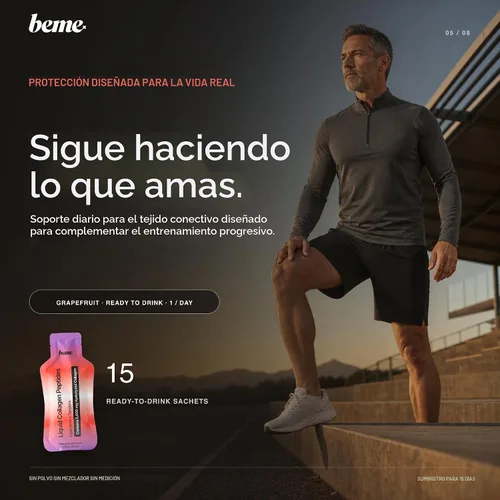 Vista 5 de BeMe Protect – TENDOFORTE Colágeno líquido para tendones y ligamentos