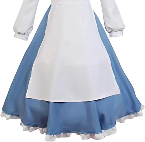 Vista 6 de Vestido para mujer disfraz de sirvienta vestido de princesa de Halloween vestido de fiesta