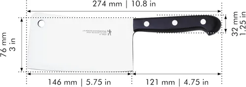 Vista 3 de ZWILLING HENCKELS - Cuchillo clásico afilado para carne de 6 pulgadas, diseño alemán informado por más de 100 años de maestría, negro/acero