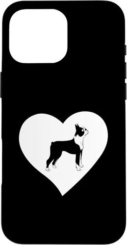 Vista 19 de Boston Terrier Heart Funny Boston Bull Terrier Pet Dog Lover Case for iPhone 17