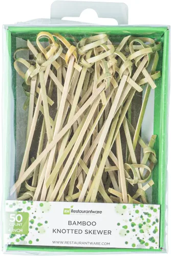 Vista 7 de Restaurantware Púas de madera de 3.5 pulgadas, 500 mini tenedores de cóctel de madera, dos púas de bambú resistentes para fiestas o catering