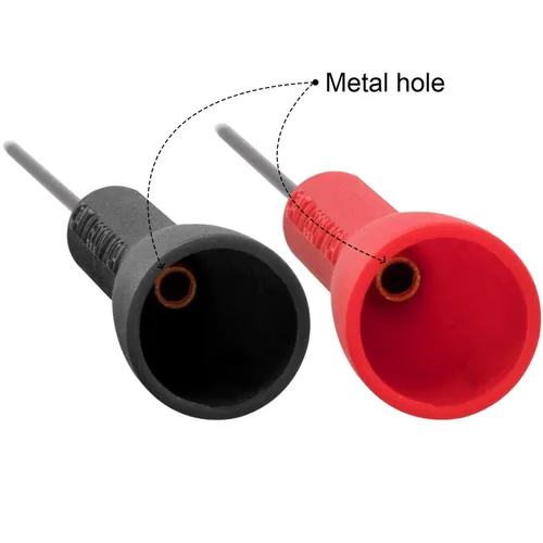 Vista 3 de ANCIRS sondas de prueba de aguja de 6.6 ft m, prueba no destructiva del multímetro 600V/10A para Fluke conduce tl71 tl75