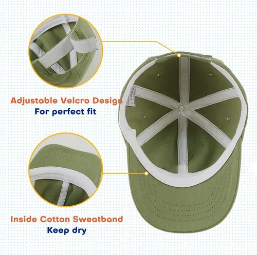 Vista 29 de Peecabe Gorra de béisbol para niños pequeños, unisex, de algodón, ajustable, para bebés, niños, gorra de béisbol para niñas de 1 a 5 años