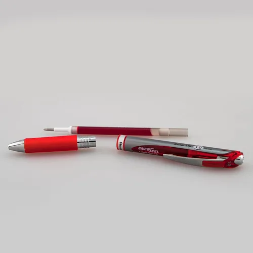Vista 13 de Pentel EnerGel RTX - Bolígrafo de gel líquido retráctil, línea mediana, punta de metal, tinta de colores surtidos, paquete de 4 unidades (BL77BP4M)