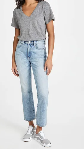 Vista 5 de Madewell Camiseta de algodón con cuello en V para mujer