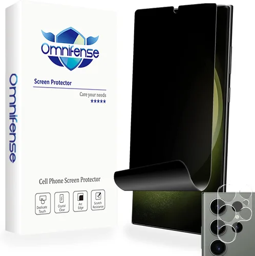 Vista 13 de Protector de pantalla para Galaxy S21, película suave de privacidad (no vidrio templado), compatible con fundas, desbloqueo en pantalla, acabado