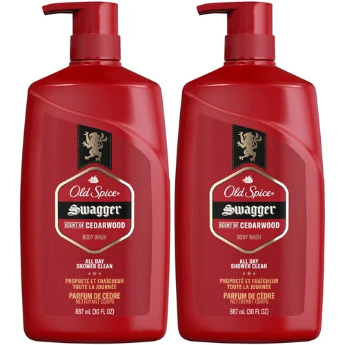 Vista 3 de Old Spice Gel de baño Red Zone - Swagger - 16 oz (PG-1139)