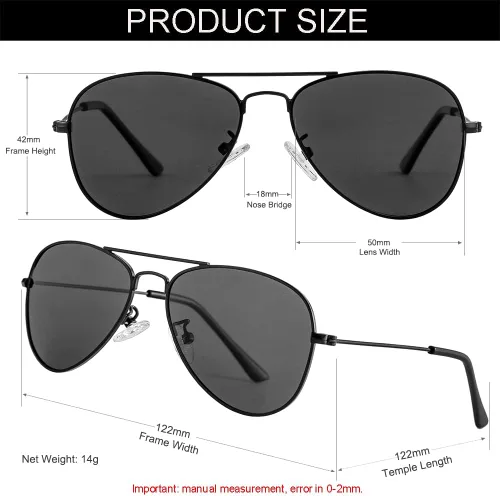 Vista 3 de Gafas de sol polarizadas para niños y niñas de 2 a 9 años, 100% protección UV