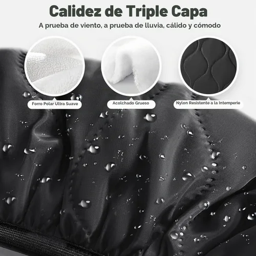 Vista 7 de Funda de asiento de automóvil para bebé, impermeable, resistente al viento, forro polar cálido transpirable con cremallera completa para asiento