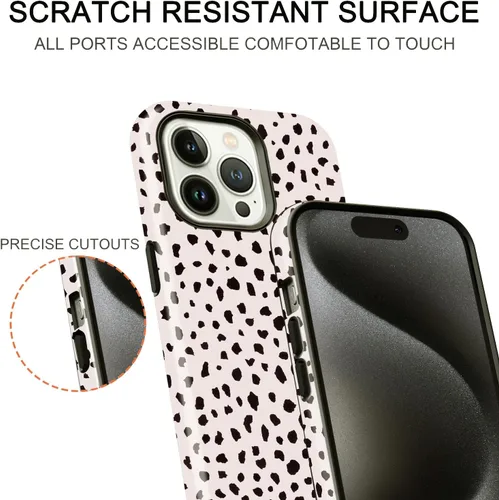Vista 6 de uCOLOR Funda compatible con iPhone 15 Pro [probada en caídas de 8 pies] compatible con MagSafe - Funda protectora de lujo de diseñador de la serie