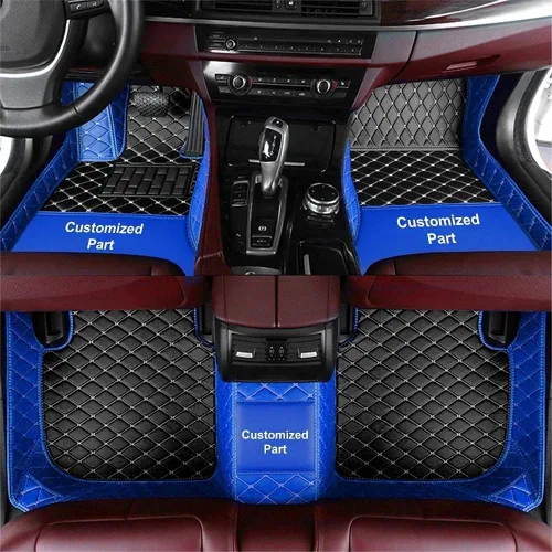 Vista 9 de Tapete para piso de automóvil hecho a medida para el 96% de los modelos de automóvil, cobertura completa, protección interior, impermeable, Beige