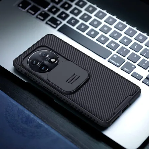 Vista 6 de Nillkin Funda para OnePlus 11 5G - Funda CamShield Pro con cubierta de cámara deslizante, funda delgada a prueba de golpes para OnePlus 11 2023